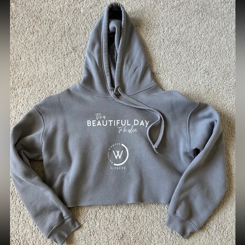 Whitney Simmons Cropped Hoodie